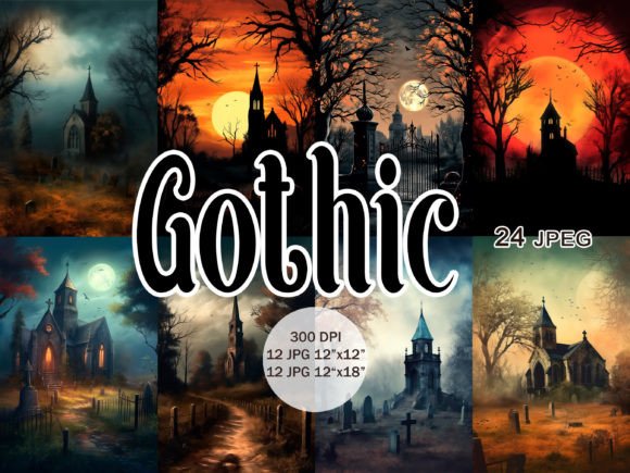 Download Gothic Clipart, Halloween JPEG Backdrop - Backdrop Collection