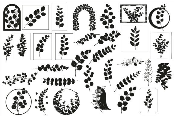 Download Elegant Eucalyptus Branch Wall Panel - Wall Collection