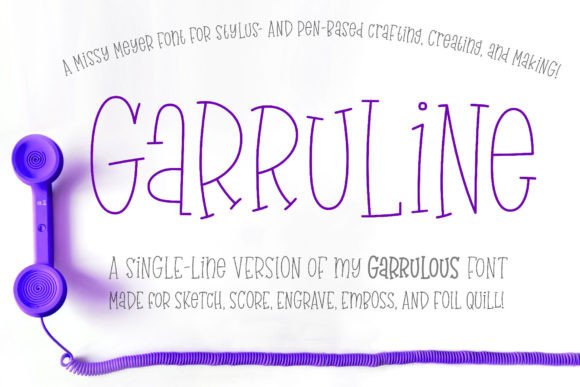 Download Garruline (single Line) - Line Collection