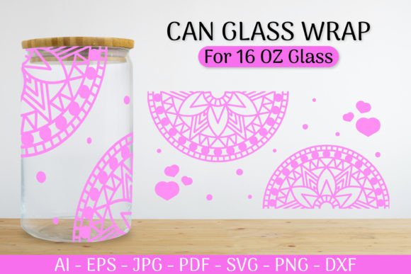 Download 16 OZ Can Glass Wrap Mandala Designs - Mandala designs Collection
