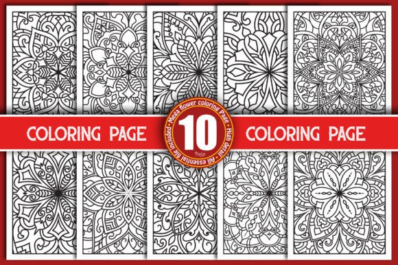 Download Flower Mandala Coloring Page - Flower mandala Collection