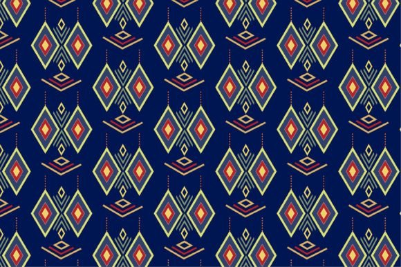 Download Seamless Ikat Ethnic Pattern - Ethnic pattern Collection