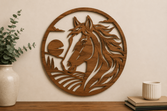 Download Horse Wall Art SVG Laser Cut File - Wall Collection