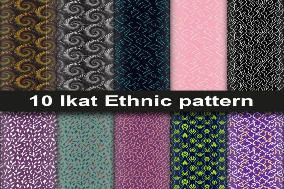 Download Ikat Ethnic Pattern - Ethnic pattern Collection
