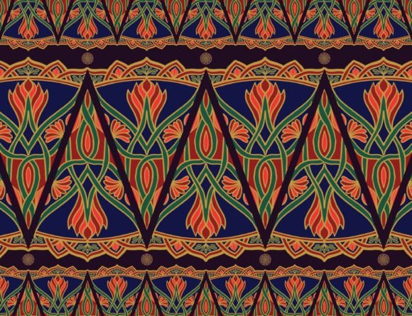 Download Abstract Oriental Ethnic Pattern - Ethnic pattern Collection