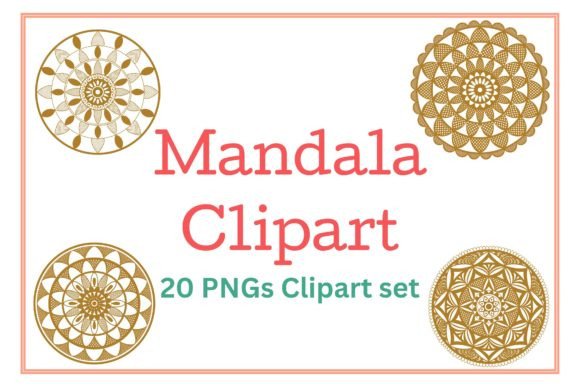 Download Vibrant Mandala Designs: PNG Clipart Set - Mandala designs Collection