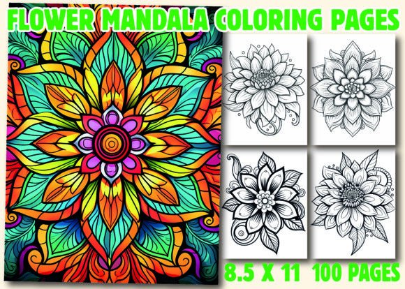 Download Flower Mandala Coloring Pages - Premium Resources
