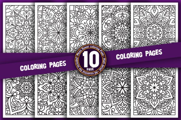 Download Flower Mandala Coloring Page Bundle - Premium Resources
