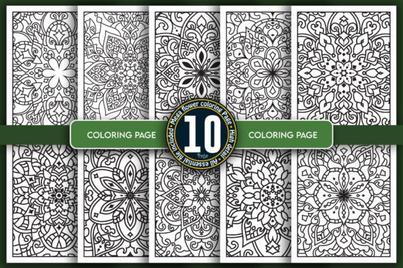 Download Flower Mandala Coloring Page Bundle - Premium Resources