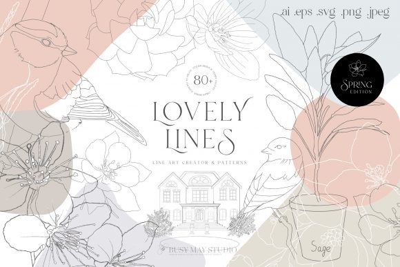 Download Line Art Creator and Patterns Vector&nbsp;&nbsp; - Line Collection