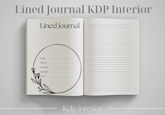 Download Lined Journal KDP Interior - Line Collection
