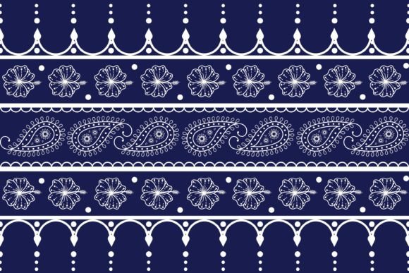 Download Asian Flower Paisley Ethnic Pattern - Ethnic pattern Collection