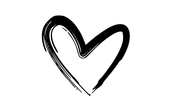 Download Rough Hand Drawn Hearts Graphic Element - Premium Bundle