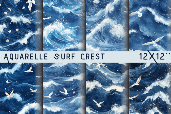 Download Aquarelle Surf Crest Backdrop - Backdrop Collection