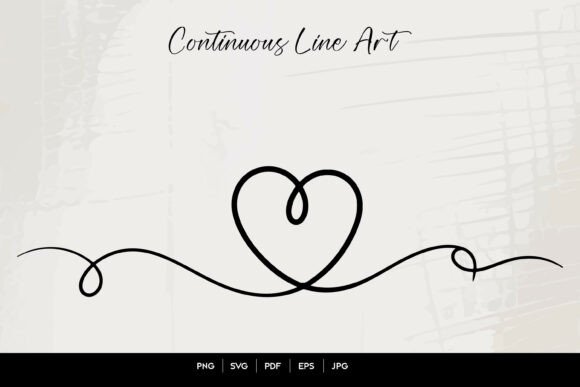 Download Minimal Heart Line Art SVG Design File - Line Collection
