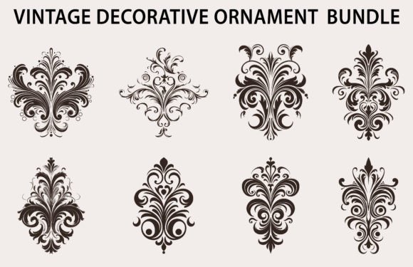 Download Set of Decorative Design Element Vector - Premium Resources